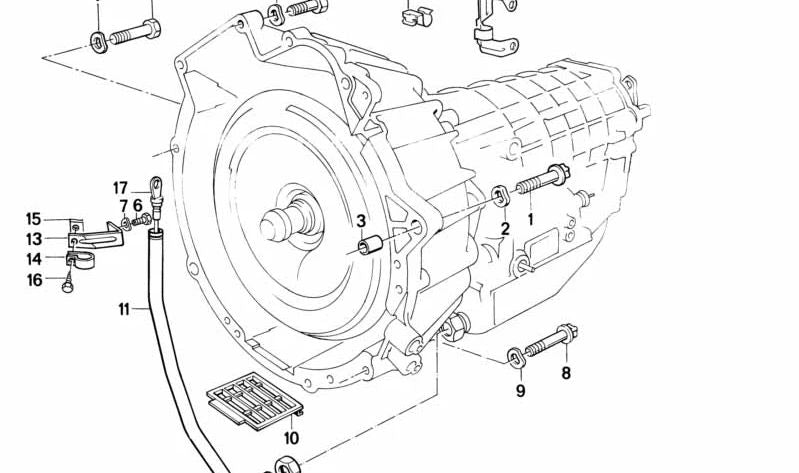 OM 24111216250 TILE DE MESURE DE L'HUILE POUR BMW E21, E30, E12, E28, E24, E23. BMW d'origine.