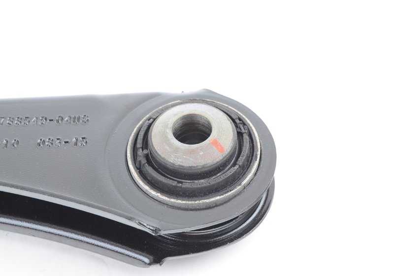 Steering rod with rubber bushing left for BMW F25, F26 (OEM 33326788549). Original BMW.