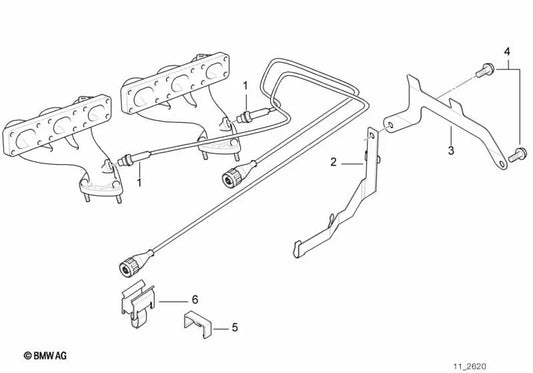 Guide plate for BMW E36 (OEM 11781740850). Original BMW