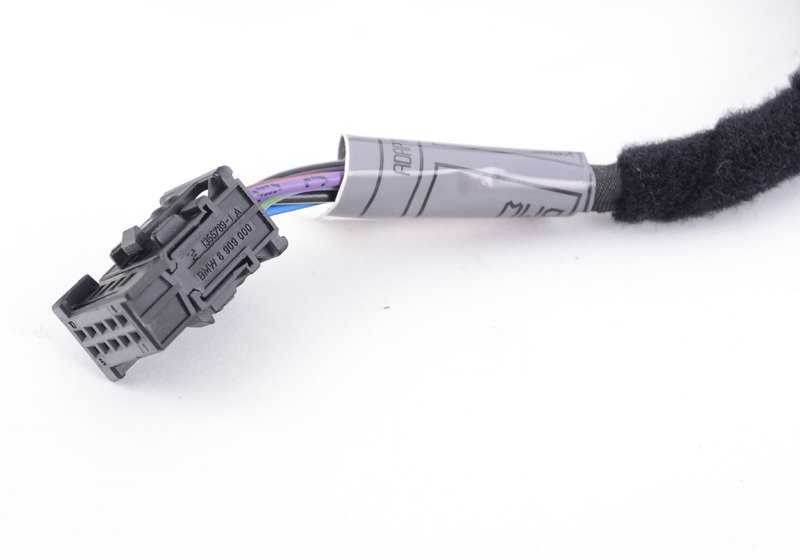 Cable adaptador Lordosis/LBV izquierdo para BMW E81, E82, E87, E88, E90, E91, E92, X1 E84 (OEM 61129132293). Original BMW