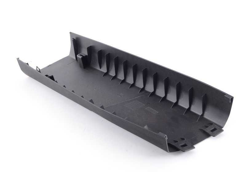 BLACK lower left B pillar cover for BMW E70 X5. Genuine BMW