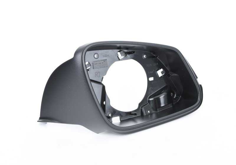 Anillo de soporte negro texturizado derecho para BMW F20, F21, F22, F23, F30, F31, F34, F35, F32, F33, F36, I01, E84 (OEM 51167284124). Original BMW.