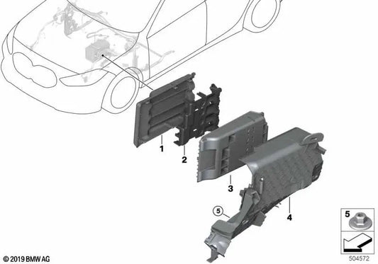 Distribuidor B+ para BMW F40, F44 (OEM 61146822570). Original BMW