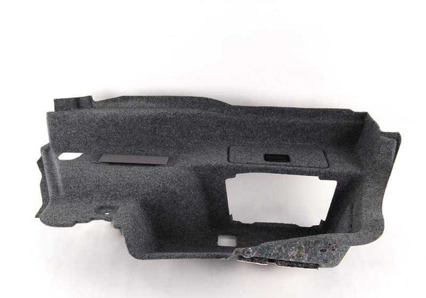 Revestimiento del maletero izquierdo para BMW E90, E90N (OEM 51477139439). Original BMW.