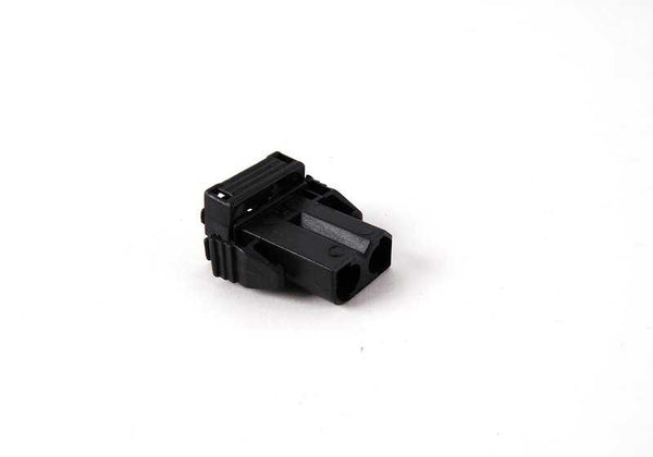 Conector eléctrico negro OEM 61131378400 para BMW E30, E36, E28, E34, E32, E31, Z3. Original BMW.