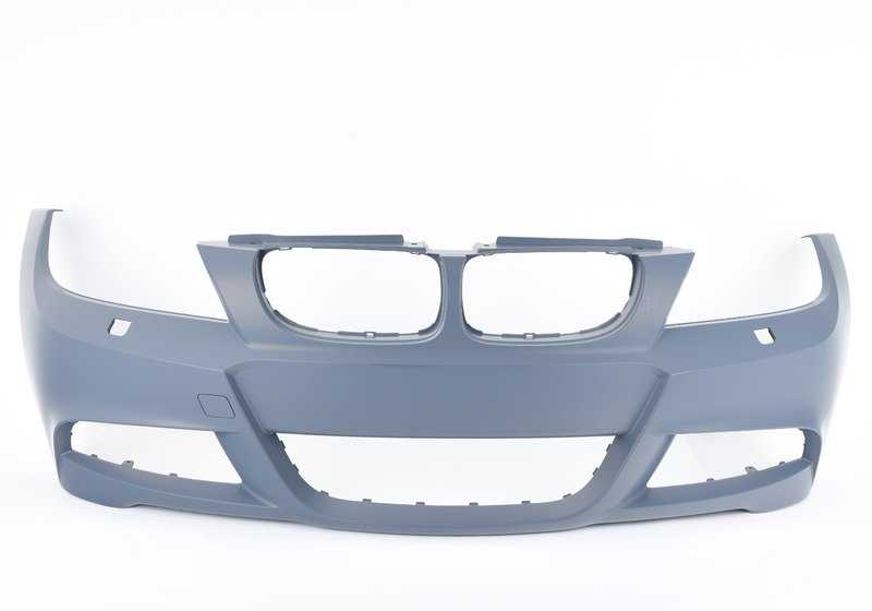 Primed front bumper housing for BMW E90N, E91N (OEM 51118049257). Original BMW