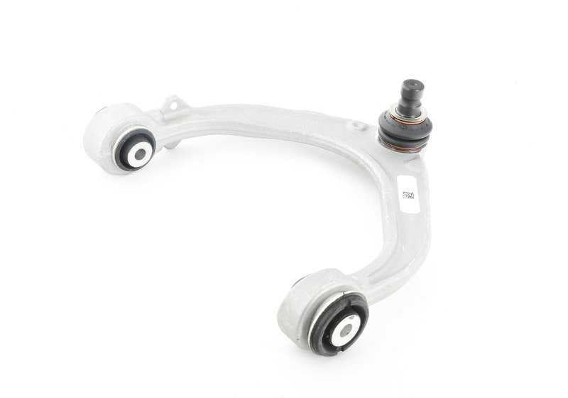 Brazo de suspensión superior izquierdo con soporte de goma para BMW E70, F15, E71, F16. Original BMW.