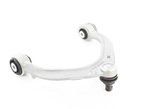 Brazo de suspensión superior izquierdo con soporte de goma para BMW E70, F15, E71, F16. Original BMW.