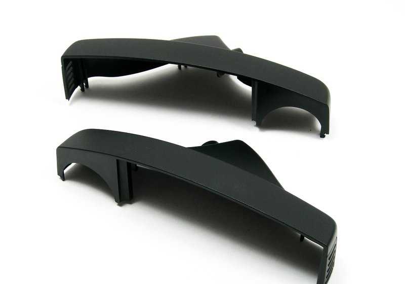 OEM 51167076129 rear -view base covers for BMW E81, E82, E87, E88, E90, E91, E92, E93, E60, E61, E63, E64, E65, E66, E84, E89. Original BMW.