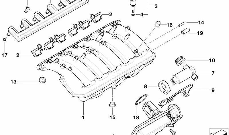 Unidad de Ajuste para BMW E46, E39, E38 (OEM 11611440049). Original BMW.