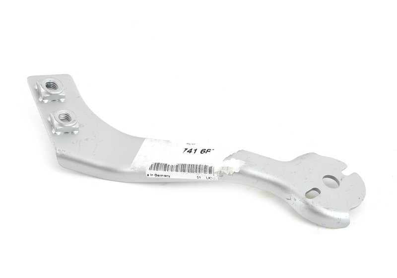 Soporte del sistema de escape izquierdo para BMW E34 (OEM 18301741687). Original BMW