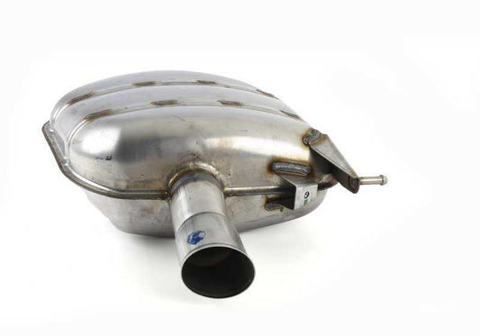 Rear left silencer for BMW F10 (OEM 18307646928). Original BMW