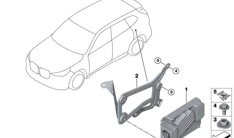 Soporte RAM para sistema multimedia OEM 65155A06D14 para BMW. Compatible con modelos: Serie 1 (F20, F21), Serie 2 (F22, F23, F45, F46), Serie 3 (F30, F31, F34, G20), Serie 4 (F32, F33, F36), Serie 5 (F10, G30), Serie 6 (F12, F13), Serie 7 (G11, G12),