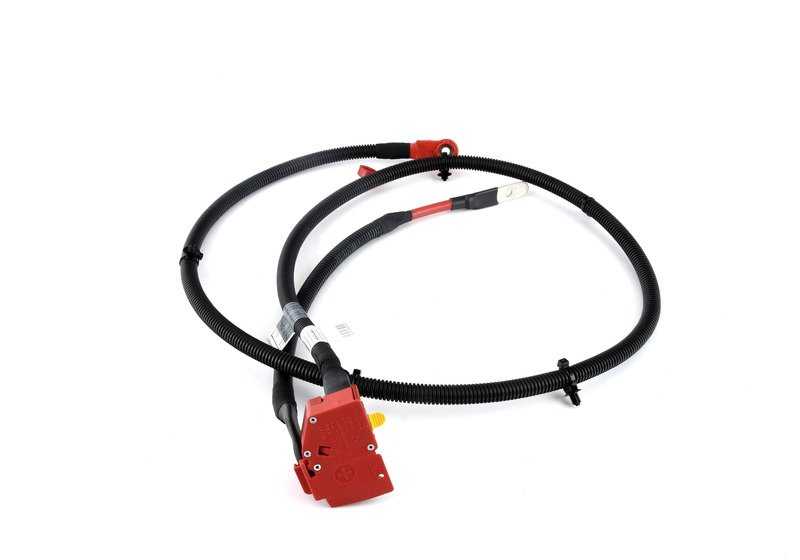 Cable de batería positivo para BMW I12, I12N (OEM 61129380213). Original BMW