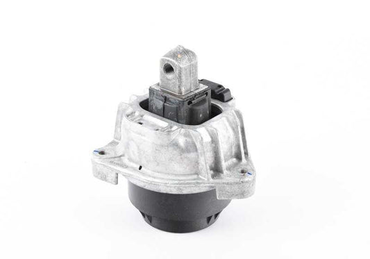 Left engine mount for BMW 5 Series F07, F10, 6 Series F06, F12, 7 Series F01, F02, F04 (OEM 22116777373). Genuine BMW