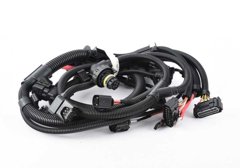 Engine Transmission Module Wire Harness for BMW F25 (OEM 12517593347). Genuine BMW