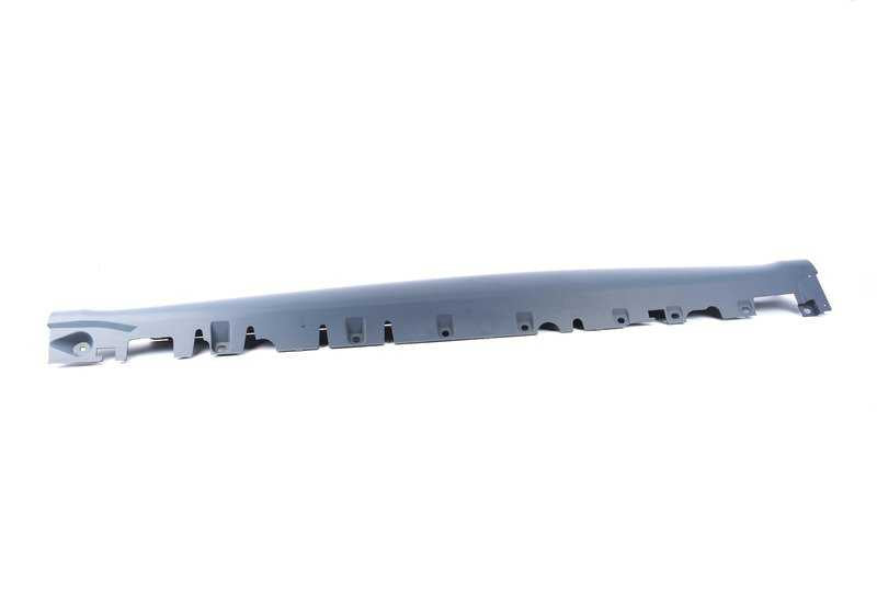 Primed sill cover left for BMW F15, F85 (OEM 51778058507). Original BMW.