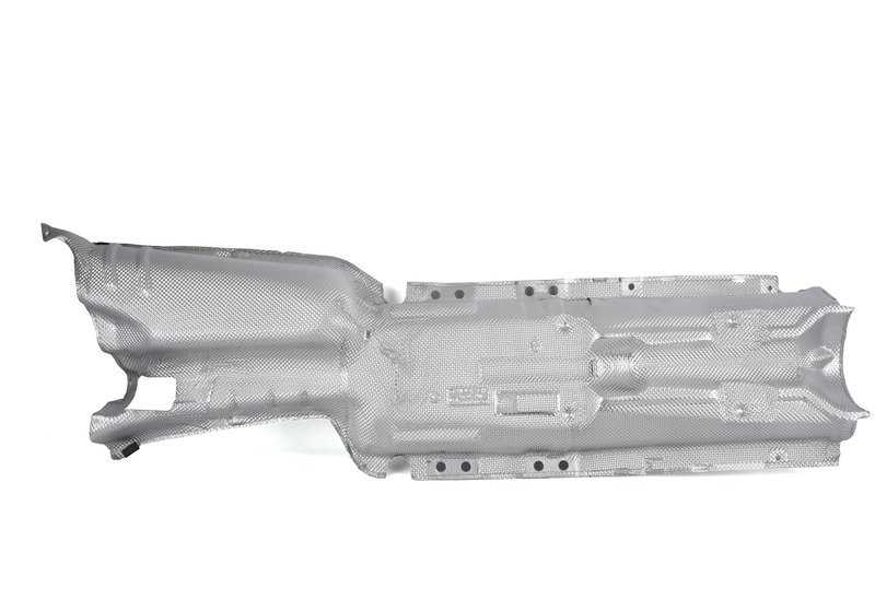 Aislante térmico del túnel central OEM 51487893366 para BMW E46. Original BMW.