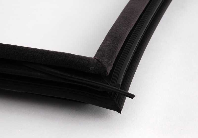 Interior folding window seal for BMW 3 Series E46 (OEM 51368252621). Genuine BMW.