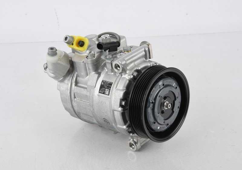 Compresor de aire acondicionado OEM 64509174803 para BMW E60, E61, E63, E64, E65, E66, E89. Original BMW.