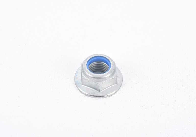 Hex nut with flange for BMW F25, F97, F26, F98 (OEM 32106788407). Original BMW