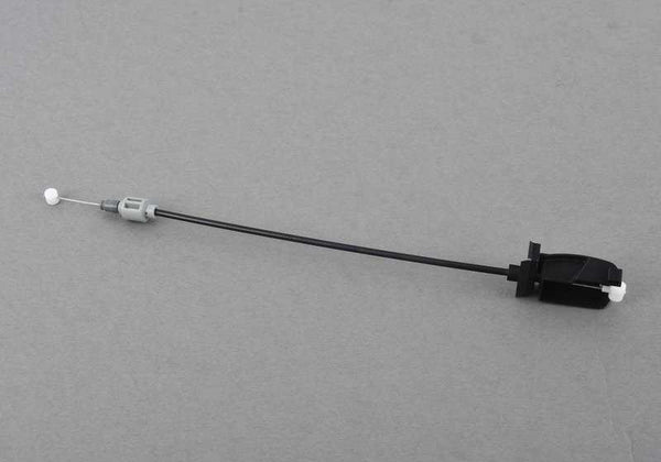 Cable Bowden manilla exterior de la puerta trasera izquierda para BMW Serie 7 E65, E66 (OEM 51227131739). Original BMW.