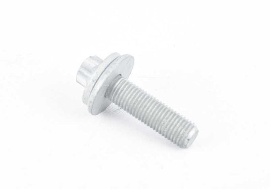 Torx screw with washer for BMW Series 1, Series 2, Series 3, Series 4, Series 5, Series 6, Series 7, Series 8, i, X1, X2, X3, X4, X5, X6, X7, XM, Z4, Z8, MINI Mini (OEM 34106864424). Genuine BMW