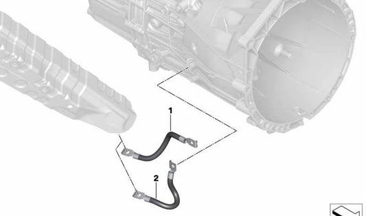 Conexión a masa para BMW F87, F80, F82 (OEM 12427851221). Original BMW