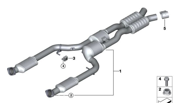 Soporte de Transmisión para BMW X3 F97, X4 F98 (OEM 18305A3A129). Original BMW