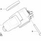 Carcasa de Conector para BMW E46, E39, E38 (OEM 12521744870). Original BMW