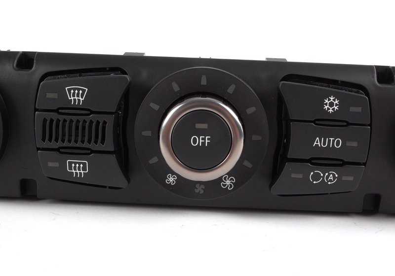 Módulo de control de climatizador automático OEM 64119122398 para BMW E60, E61, E63, E64. Original BMW.