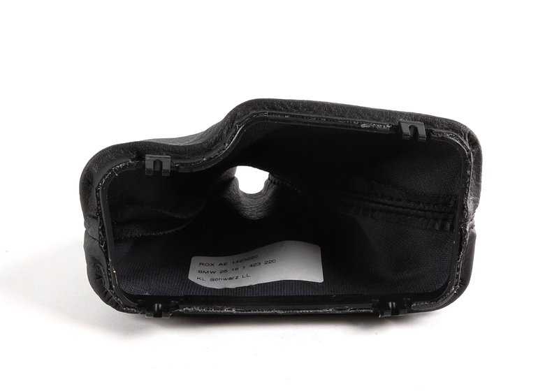 Funda Cubierta Tapa Palanca Selectora Pomo Automático Cuero Artificial Negro E46. Original Bmw