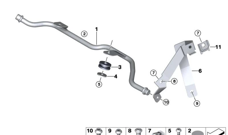 Protetor adesivo OEM 07147162569 para BMW E90, E91, E92, E93, E84. BMW original.