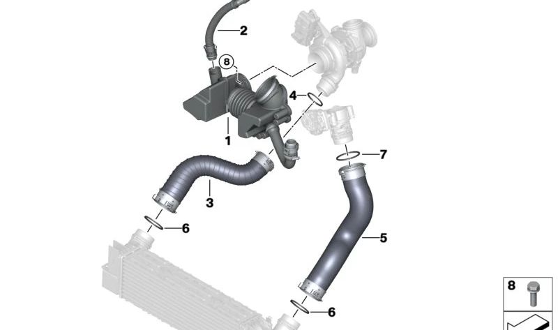 Junta de sellado OEM 11618506782 para BMW E81, E82, E87, E88, F20, F21, F40, F22, F23, F44, F45, F46, F87, E90, E91, E92, E93, F30, F31, F34, F35, F32, F33, F36, E60, E61, F07, F10, F11, F18, G30, G31, G11, G12, E84, F48, F39, E83, F25, G01, F26, G02