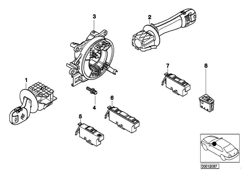 Interruptor Elevalunas Lado Conductor Para Bmw E46 Coupe Cabrio Serie 3 . Original Recambios