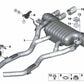 Endschalldämpfer mit Abgasklappe für BMW F80, F82, F83 (OEM 18307854736). Original BMW