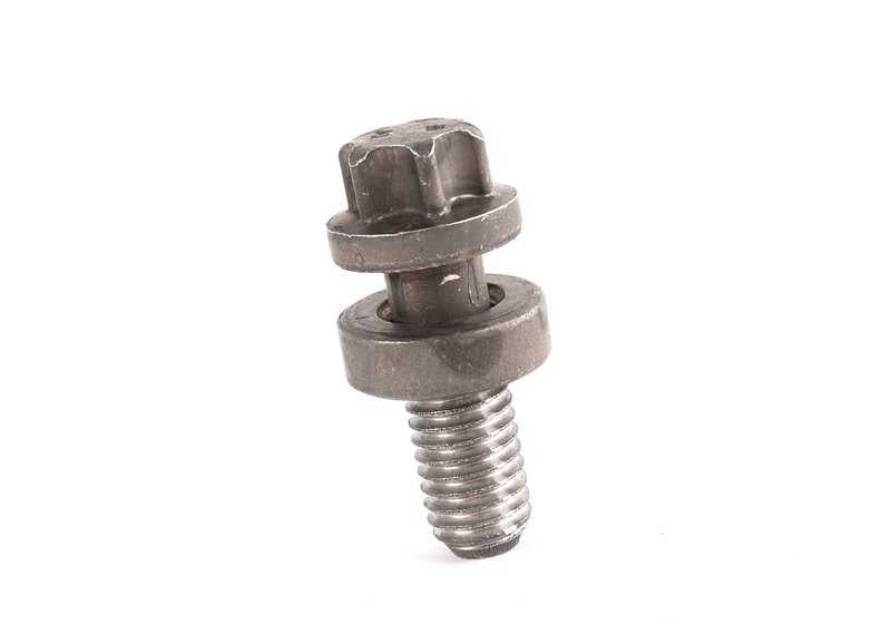 Tornillo de aluminio con arandela OEM 12527557037 para BMW E81, E82, E87, E88, F20, F21, F22, F23, F87, E90, E91, E92, E93, E60, E61, F07, F10, F11, F18, E63, E64, F06, F12, F13, E65, E66, F01, F02, E84, E83, E70, F15, E71, F16, E85, E86, E89. Origin