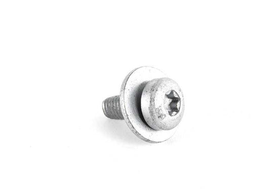 Torx Screw with Washer OEM 07149156085 for BMW (E36, E46, E39, E63, E64, F12, F13, E38, E53, E52). Genuine BMW.