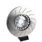 Disco de freno ventilado perforado derecho para BMW F90, F90N, F91, F92, F93 (OEM 34117991102). Original BMW