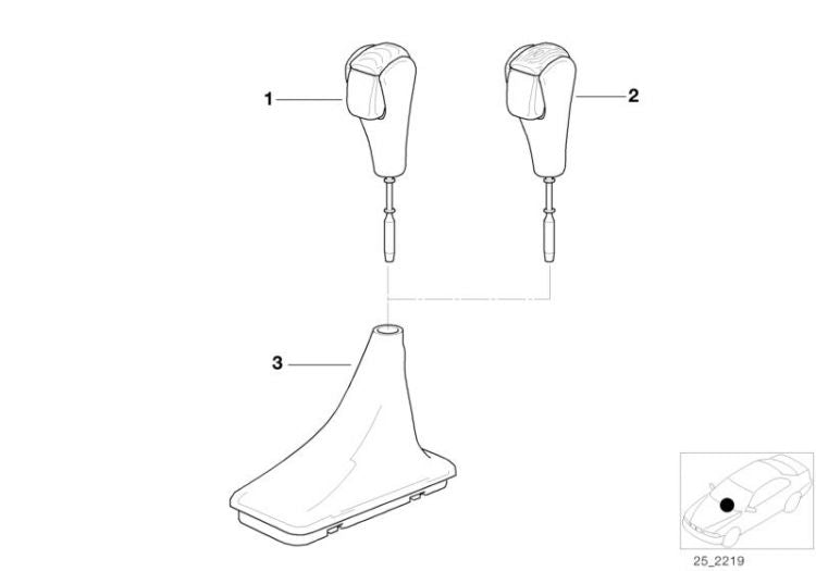 Funda Palanca Cambio De Marchas Negro Para Bmw E53. Original Recambios