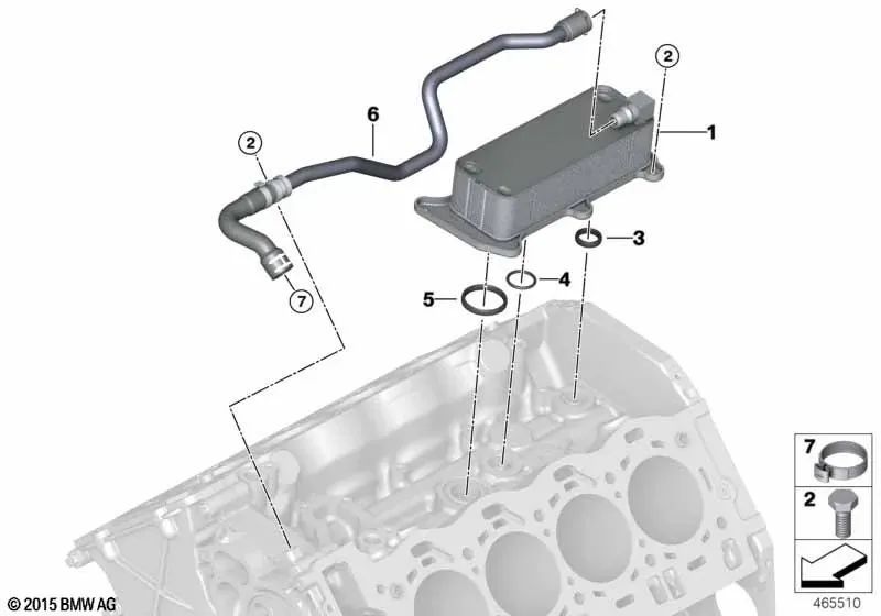 Perfil de sellado para BMW Serie 5 G30, G31N Serie 7 G11, G12 Serie 8 G14, G15 X5 G05, X6 G06, X7 G07 (OEM 11448603429). Original BMW.