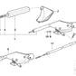 Palanca Freno De Mano En Plastico Para Bmw E36 Z3. Original Recambios