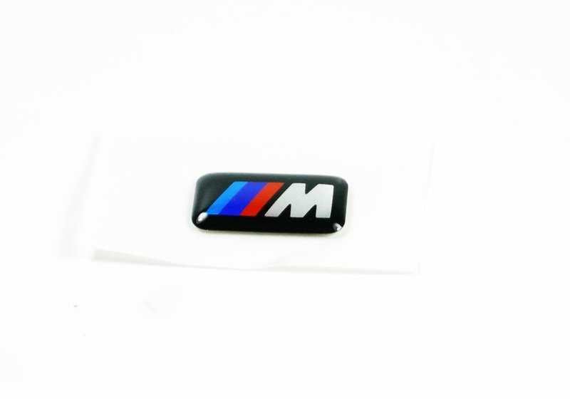 Emblema M Performance OEM 36112228660 para BMW (Modelos compatibles: E81, E82, E87, E88, F20, F21, F40, F52, F22, F23, F44, F45, F46, F87, G42, U06, E36, E46, E90, E91, E92, E93, F30, F31, F34, F35, F80, G20, G21, G28, G80, F32, F33, F36, F82, F83, G