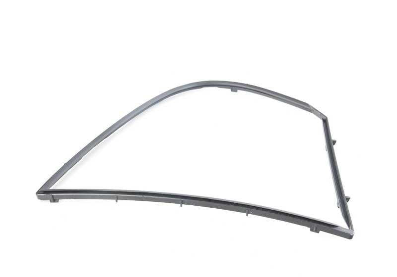 Fijación de la ventanilla lateral fija izquierda para BMW Serie 5 E60, E60N (OEM 51357067073). Original BMW