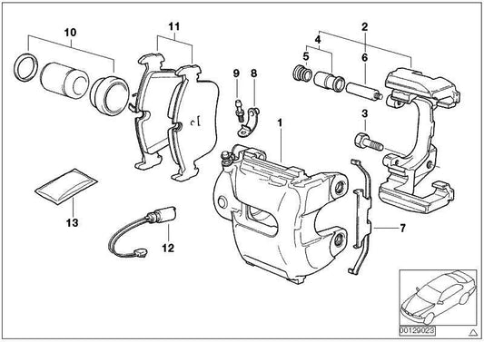 Kit Pastillas De Freno Delanteras Sin Amianto Para Bmw E83 X3 . Original Bmw. Recambios