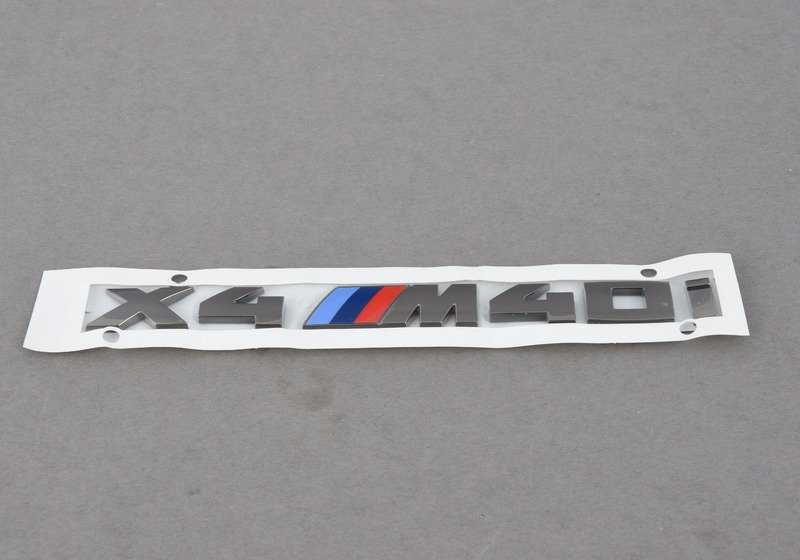 Schriftzug para BMW X4 F26 (OEM 51148065078). Original BMW