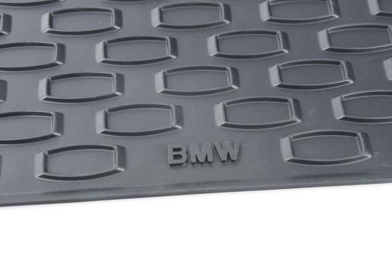 Alfombrillas Goma Traseras Antracita Para Bmw E60 E61. Original Recambios