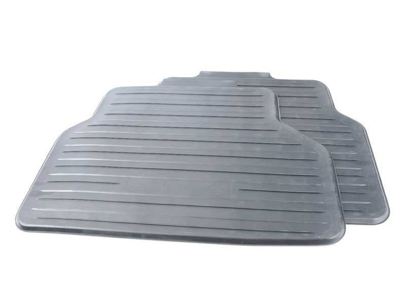 Alfombrillas Goma Traseras Antracita Para Bmw E60 E61. Original Recambios