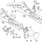 Embellecedor reposabrazos central trasero para BMW Serie 1 E81, E82, E87N, E88 (OEM 51169110484). Original BMW.