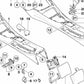 Mittelkonsole mit Getränkehalter für BMW E81, E82, E87N, E88 (OEM 51169169509). Original BMW